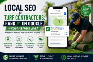 Local SEO for Turf Contractors: Rank #1 on Google in Your Service Area